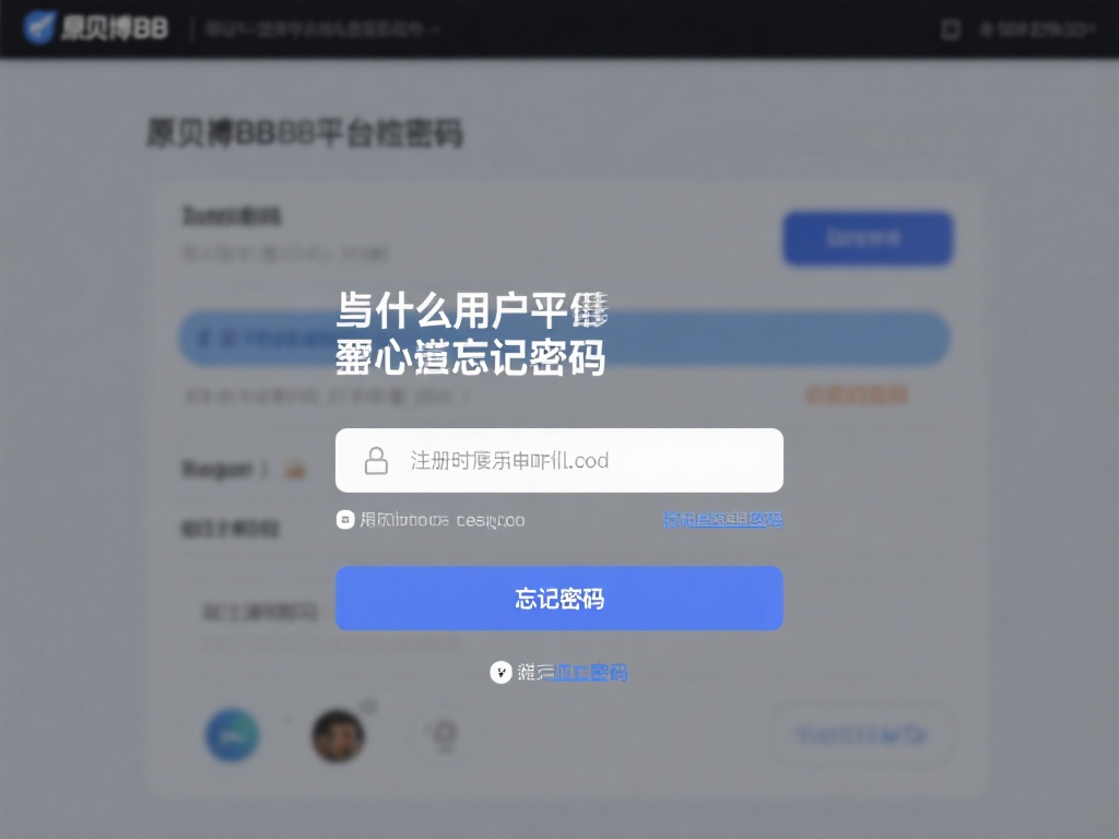 原贝博BB平台登录账户管理及密码找回指南 当用户真的忘记密码,原贝博bb平台提供了一套直观的