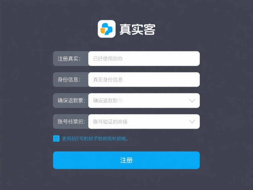 信息填写真实：注册时，尽量使用您的真实身份信息，以